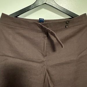 The Ankle Pant in Herringbone Linen Blend - Curvy Fit